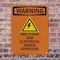 Signmission ARC Flash And Electrical With Symbol OSHA Warning Sign, Plastic, 7in W x 10in L, 2PK OS-2PACK-WS-P-710-V-12968 - alternate 3